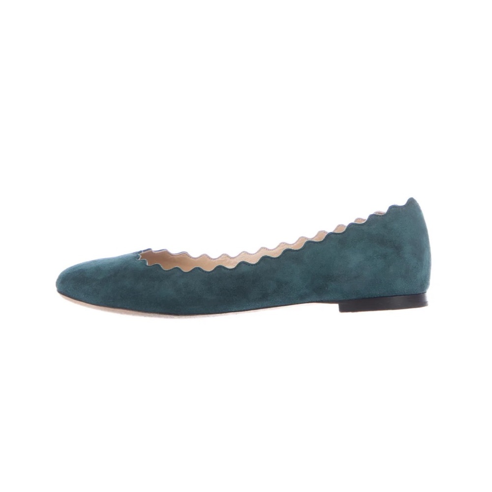 CHLOE Lauren Suede Ballet Flats